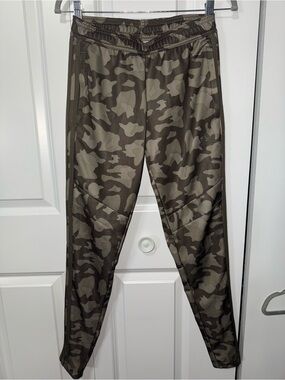 adidas Olive & Dark Green Camo Track Joggers